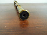 Antique WW1 Brass French Three Draw Telescope Mohrson 16X Military Officer Issue