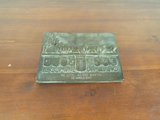 Vintage U S Army Military Bronze Plaque WW2 Era Commune Of Milan Italian City