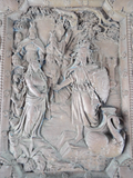 Antique 19thC Bas Relief Copper Art Engraved Panel Ancient Warrior Peartree & Co