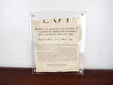 Antique French Revolutionary Poster Military Decree 1791 Original Publication
