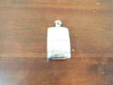 Antique Edwardian English Sterling Silver Solid Hip Flask 1903 W G Neal 7.4oz