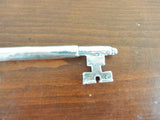 Original Sterling Silver 17th 18thC Colonial Tabernacle Key Religious Curiosity