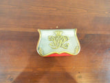 Antique Victorian Officers Military V R Cypher Dress Ammo Box Monogrammed 19thC
