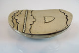 Antique 19th C Tin Lined Hip Snuff Box Silver Plate English Hinged Pocket Size