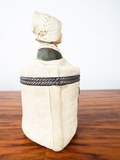 Antique 1890s German Figurative Tobacco Jar Munich Maid Signed Johann Marasch