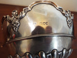 Antique 1895 Victorian English Sterling Bulldog Trophy Bowl Smartts Punch 18.4oz