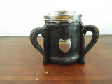 Antique American Sterling Leather On Copper Art Nouveau Tyg Trophy 1907 I H Y C
