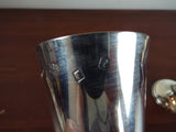 English Sterling Silver Goblets Charles II Style Walter Davies London 1974