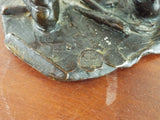 Max Blondat Bronze Sculpture WW1 French Soldier Le Pinard Signed Valsuani France