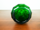 Antique Ribbed Green Glass Seltzer Bottle Schiff Beverage Co Morristown, NJ 26oz
