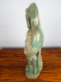 Vintage 1980s Bizarre Art Sculpture Horse Beauty & the Beast Signed Martha Allen