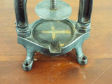 Antique 19thC French Meat Press Wooden Duck Press Tabletop Vintage Kitchen Decor