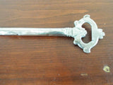 Original Sterling Silver 17th 18thC Colonial Tabernacle Key Religious Curiosity