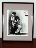 Vintage 1950s Original Photographic Art Jules Brenner Seated Dancer Portrait