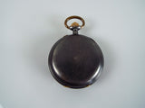 Antique Swiss Made Gunmetal Chronograph Pocket Watch 1900 Working Serial No.359