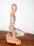 Vintage Clay Sculpture Acrobat Trapeze Art Terracotta Working Study Zuniga Style