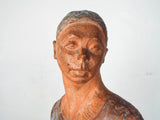 Vintage Clay Sculpture Acrobat Trapeze Art Terracotta Working Study Zuniga Style