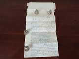 Antique Pre Civil War Arrest Warrant Ohio W Dennison 1860 Extradition Document