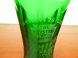Antique Ribbed Green Glass Seltzer Bottle Schiff Beverage Co Morristown, NJ 26oz