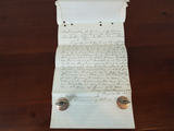 Antique Pre Civil War Arrest Warrant Ohio W Dennison 1860 Extradition Document