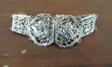 Antique English Sterling Ladies Art Nouveau Belt 1903 Diana Huntress 27"Necklace