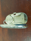 Antique Edwardian English Sterling Silver Stamp Sovereign Case 1904 EJ Houlston