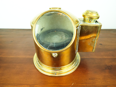 Original WW2 Era Brass Binnacle Sestrel Compass English Naval Equipment Nautical