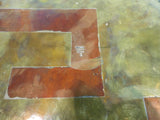 Original 1950s Handwrought Los Castillo 10.5" Platter Mixed Metal Plate Mexico1