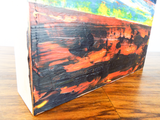 Original Signed Artwork Linda Touby Oil & Wax On Masonite Homage To Giotto #1