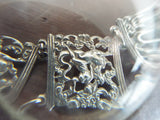 Antique English Sterling Ladies Art Nouveau Belt 1903 Diana Huntress 27"Necklace