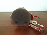 Antique Western Electric 102 B1 Oval Rotary Telephone Factory Red Made In USA