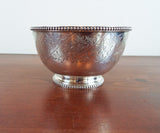 Antique 1866 Victorian English Sterling Silver Trophy Bowl Hunt & Roskill 6.8oz