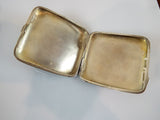 Antique Sterling Cigarette Case Business Card Holder Greenberg Birmingham 1927