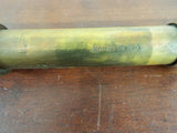 Antique WW1 Brass French Three Draw Telescope Mohrson 16X Military Officer Issue