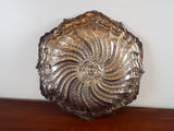 Antique 19th C North Wind Dish Platter 14" Highly Ornate Continental Silverplate
