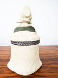 Antique 1890s German Figurative Tobacco Jar Munich Maid Signed Johann Marasch
