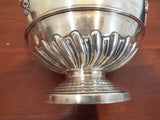 Antique 1895 Victorian English Sterling Bulldog Trophy Bowl Smartts Punch 18.4oz