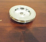 Vintage Pair Mappin & Webb Solid Sterling Armada Plates 3.75" Dishes 1968 4.4oz