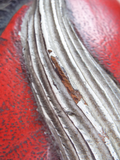 Antique 19thC Daruma Hossu Mingei Japanese Folk Art Zen Buddhist Dharma Wall Art