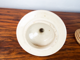 Antique English Figurative Glazed Tobacco Jar TG Hunt Clifton 1878 Round House