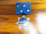 Antique European Silver Star TD Endragt Medal