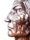 Vintage Signed Native American Bronze Sculpture ~ Purgatory