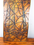 Large Leather Wall Art Painting ~ Jacques Richard