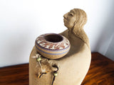 Signed Laguna Native American Pottery Sculpture ~ Lynn Hone