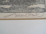 Vintage Signed Gordon Grant (1875-1962) Namesake Lithograph Sailing Boat Nancy