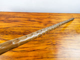 Antique Briar Walking Stick Carved Stag Horn Handle