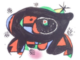 Original Signed Joan Miro Abstract Print ~ La Rana Frog