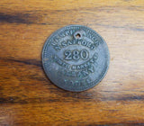 Antique Temperance Hardship Token ~ NY Merchants & Traders Coins