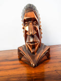 Art Deco Style Indian Chief Geometric Bookends