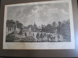 18th Century APDR Lithograph "Vue du bourg de Torre del Greco situé au pied du Vesuve"